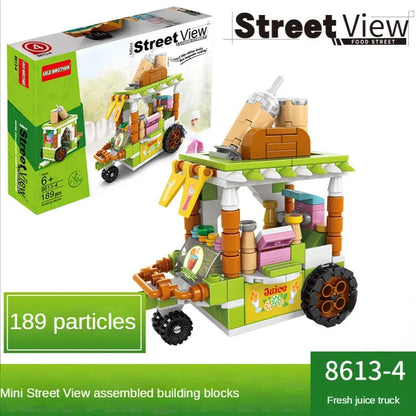 House Building Blocks Mini City Store Street View