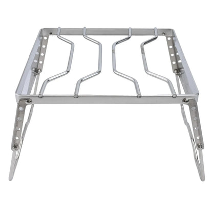 Camping Folding Campfire Grill Practical Camping Folding Campfire Grill Charcoal Bbq Grill Windproof Firewood Stove Accessories - MyLootWare