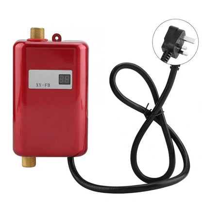 3000W Electric Water Heater Electric Tankless Water Heater LCD Digital Temperature Display Heating Shower 220-240V 50Hz - MyLootWare