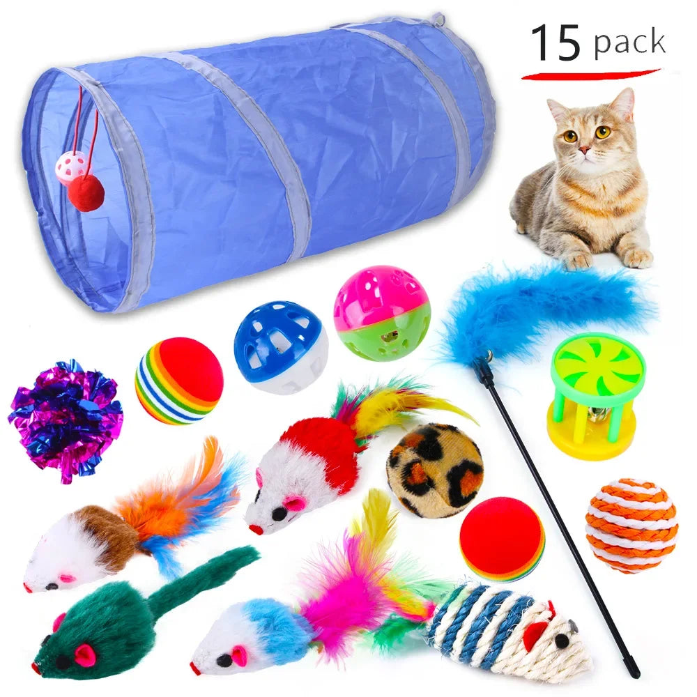 Funny Cat Tent Mouse Supplies Simulation Fish