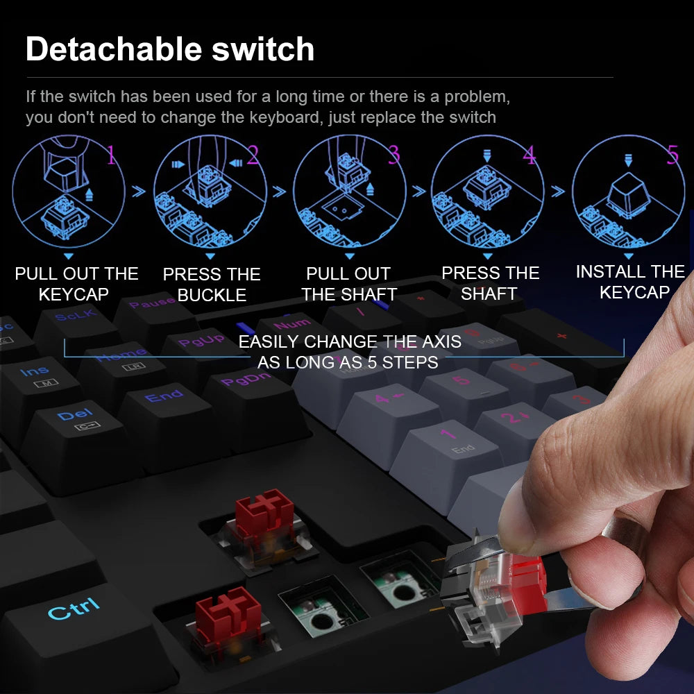 E-YOOSO Z14 RGB USB Mechanical Gaming Wired