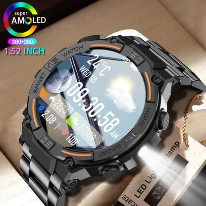 Smartwatch Military Men 360*360 HD Screen