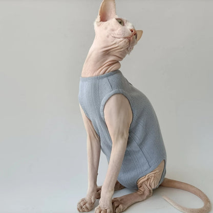 Sphynx Cat Clothes Summer 4-legged Cotton Pajamas