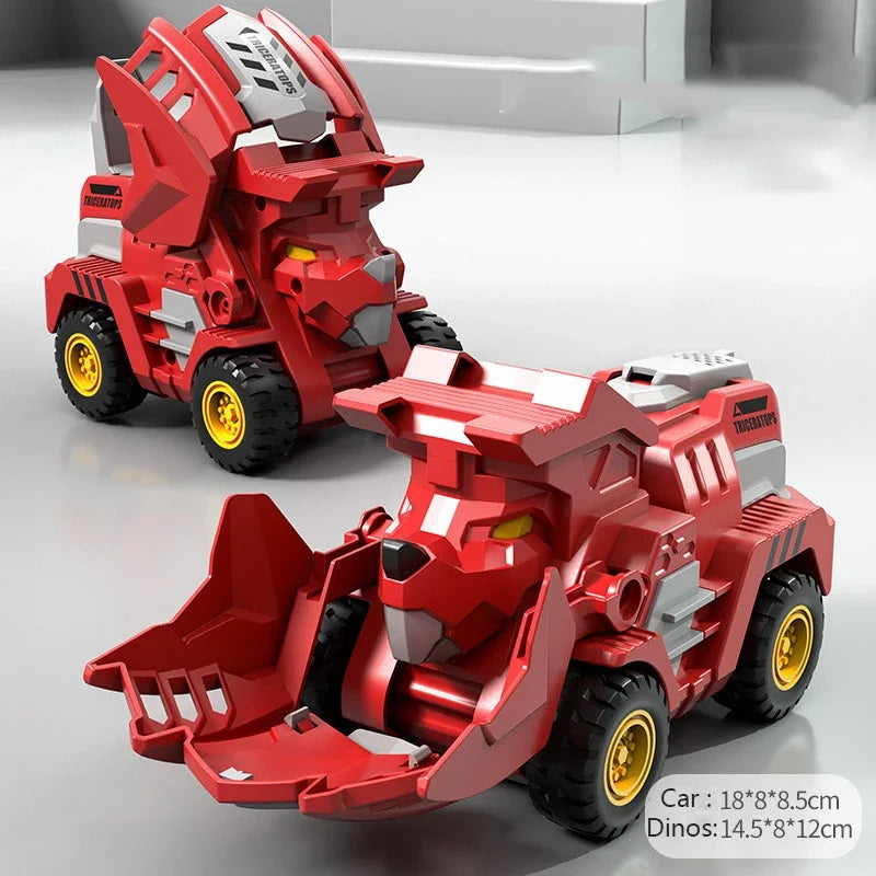 2 In 1 Deformation Dinosaur Toy Robot Transformation Car Dino Action Figure Toys for Boy PVC Car Children Fun Gifts - MyLootWare