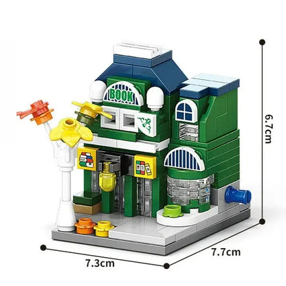 House Building Blocks Mini City Store Street View