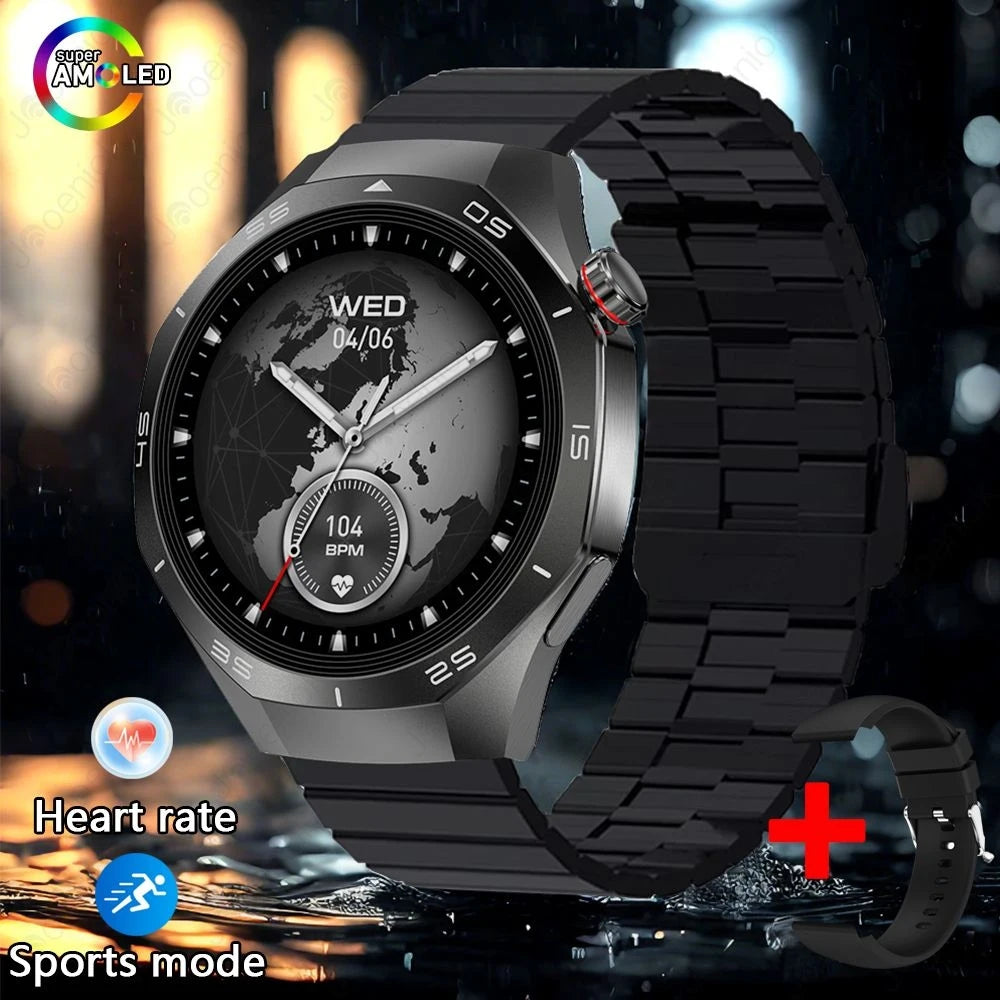 2025 New Smart Watch Men AMOLED HD Display Sports Health Tracker Waterproof Bluetooth Call Smartwatch Men For HUAWEI GT5 PRO - MyLootWare