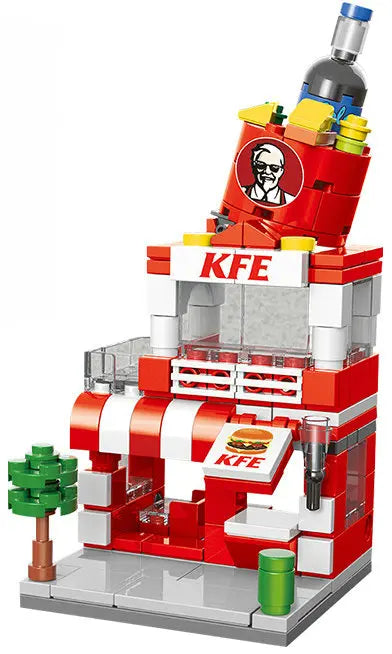 House Building Blocks Mini City Store Street View