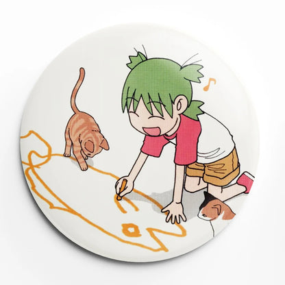Yotsuba Anime Cartoon Soft Button Lapel Anime Pin