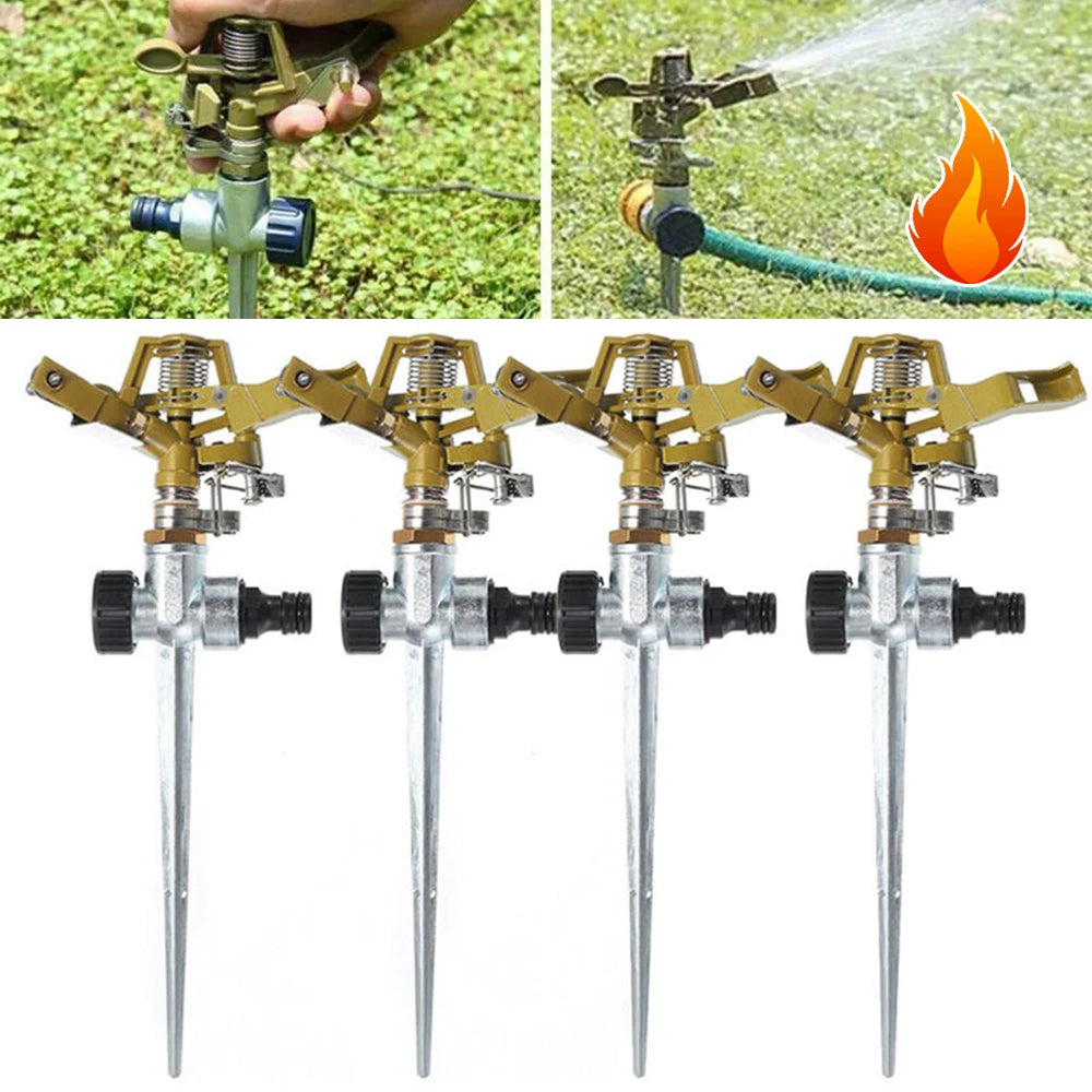 Garden Sprinklers 360 Degree Adjustable Rotate