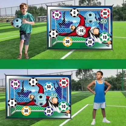 Soccer Game Mat Set Outdoor Indoor Soccer Toys