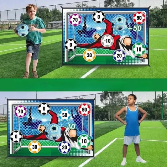Soccer Game Mat Set Outdoor Indoor Soccer Toys
