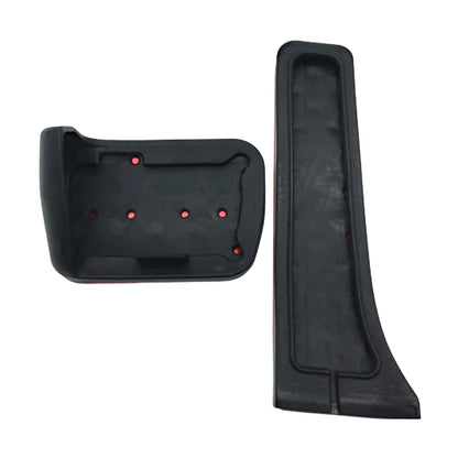 2pcs Aluminum Car Pedals Foot Brake Accelerator Gas Pedal Pad Cover for Mercedes-Benz C CLS E GLK SLK W205 W212 W222 - MyLootWare