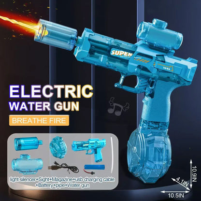 Summer Outdoor Fully Automatic Electric Water Gun
