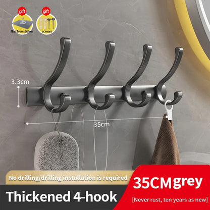 YUNJIEYA Black/White/Gun Grey Door hooks Clothes