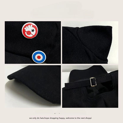 Anime EVA Shikinami Asuka Rangure Cat Ear Shaker Fleece Hat Peak Baseball Cap Anime Cosplay Accessories Anime Peripheral Caps - MyLootWare