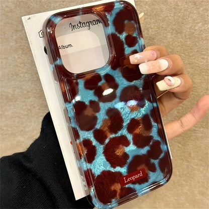 Simple Fashion Smudge Leopard Print Phone Case