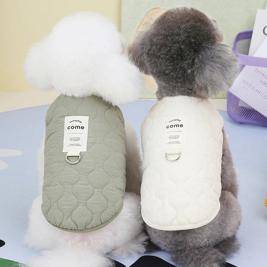 Winter Dog Clothes Outdoor Cold Proof Warm Dog Jacket with Fleece Cotton Lining Chihuahua French Bulldog Puppy Clothing Coat