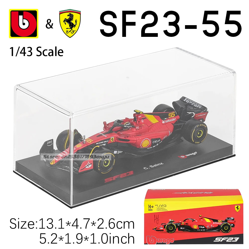 Bburago 1:43 F1 Red Bull Racing TAG Heuer RB20 2024 #1 Verstappen #11 Perez Alloy Car Die Cast Model Toy Collectible SF24 - MyLootWare