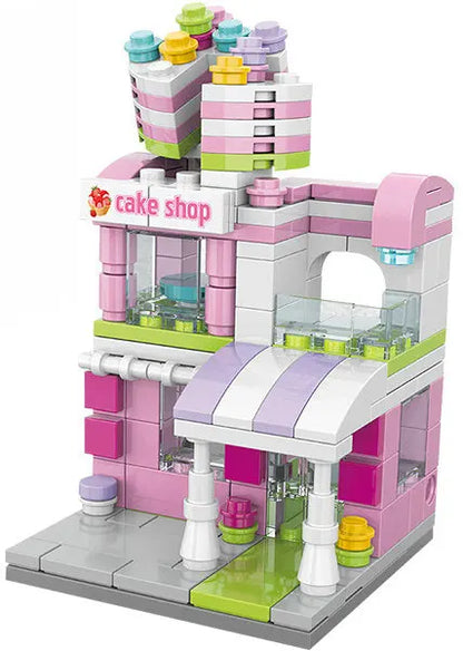 House Building Blocks Mini City Store Street View