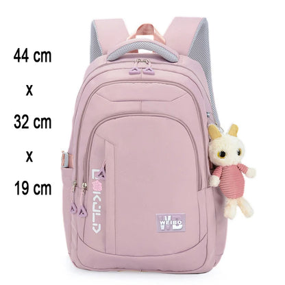 Backpack School Bag Girl Back Pack For Children Kid Child Teenager Female Class Schoolbag Primary Women Bagpack Teen Bookbag Kit - MyLootWare