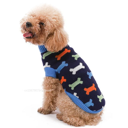 Warm Pet Dog Sweater Winter Dog Clothes for Small