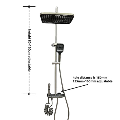 Hot Cold Shower Faucet System Set Shower Set