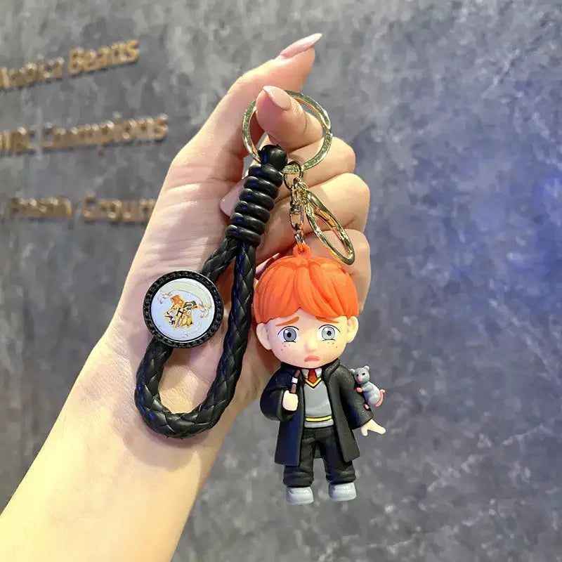Harry Hogwarts Keychain Cute Cartoon Character Car