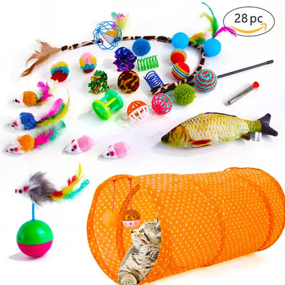 Funny Cat Tent Mouse Supplies Simulation Fish