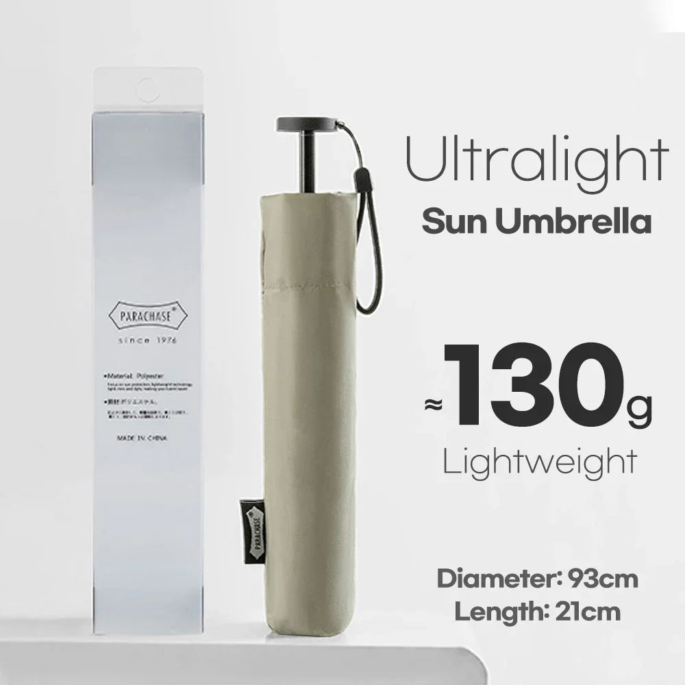 Parachase Pencil Folding UV Umbrella Carbon Fiber
