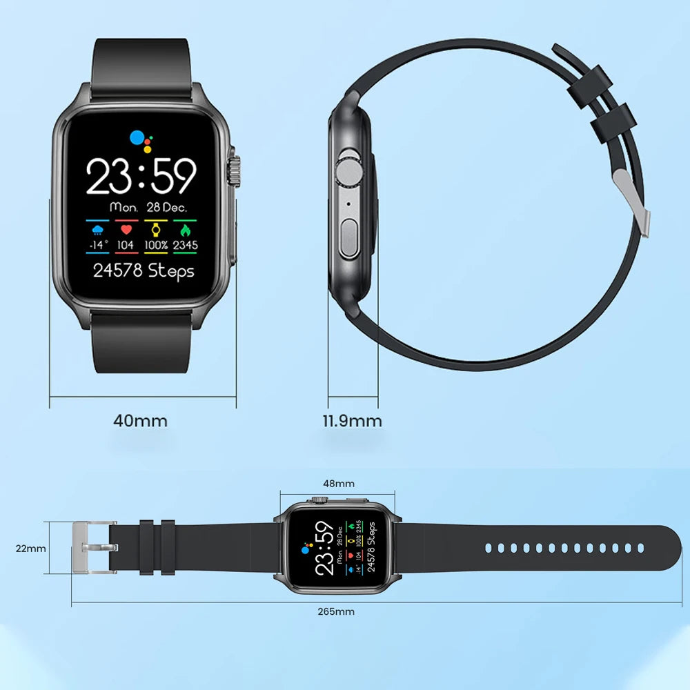 1.96" Smartwatch with Calling & 100+ Sports Modes - MyLootWare