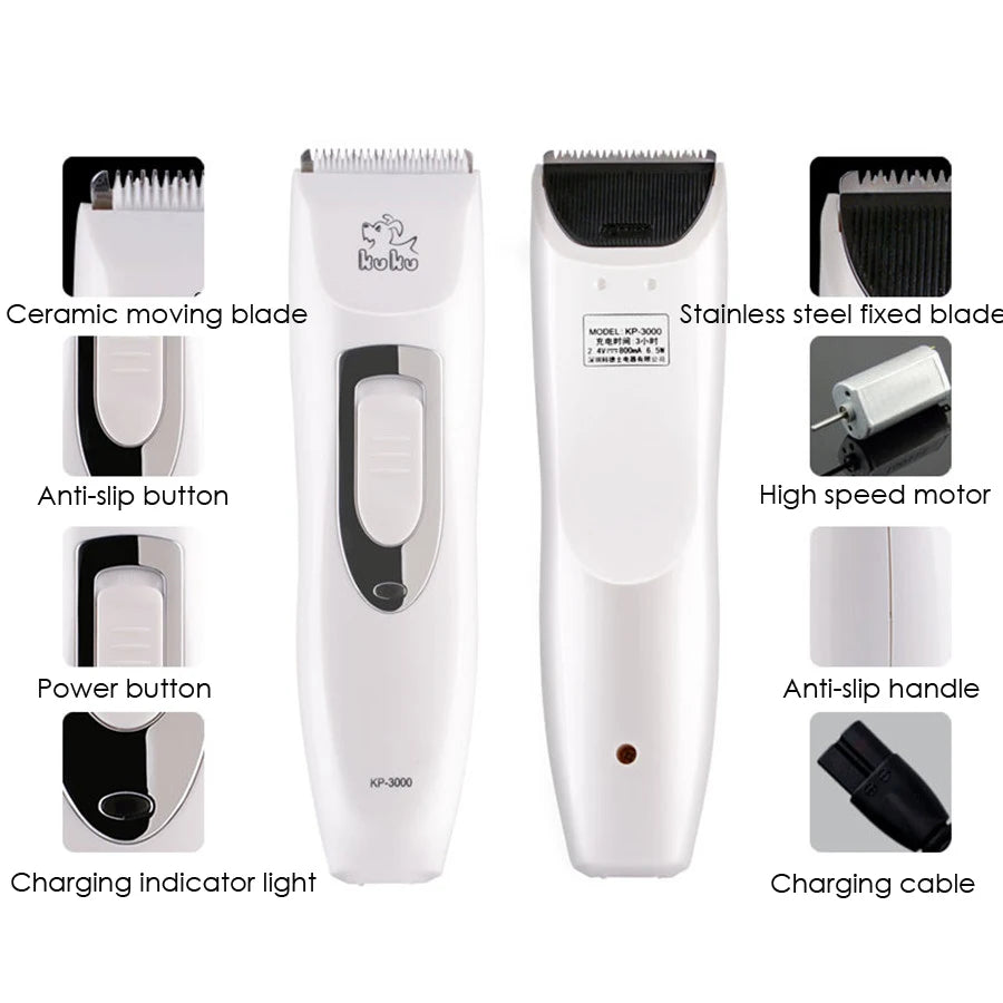 KUKU KP3000 Pet Hair Clipper Electric Dog Hair