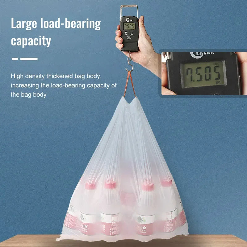 Garbage Bag with Drawstring Household Disposable