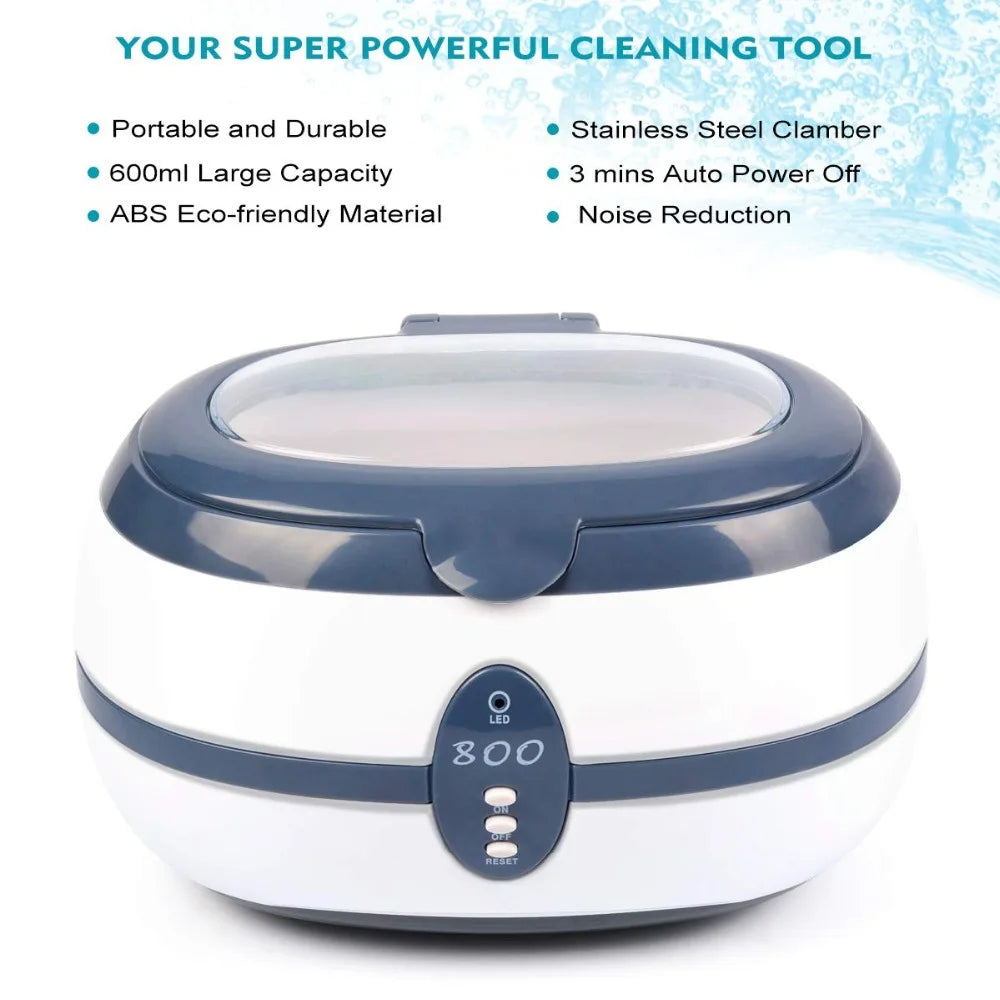 GTSONIC 600ml Ultrasonic Cleaner Bath 35W