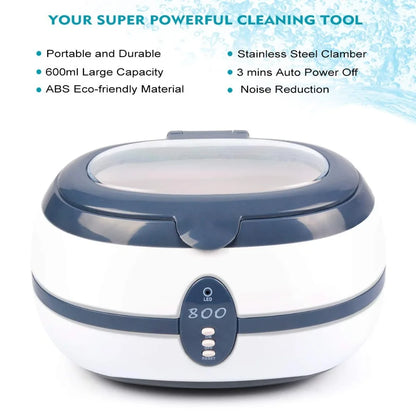 GTSONIC 600ml Ultrasonic Cleaner Bath 35W