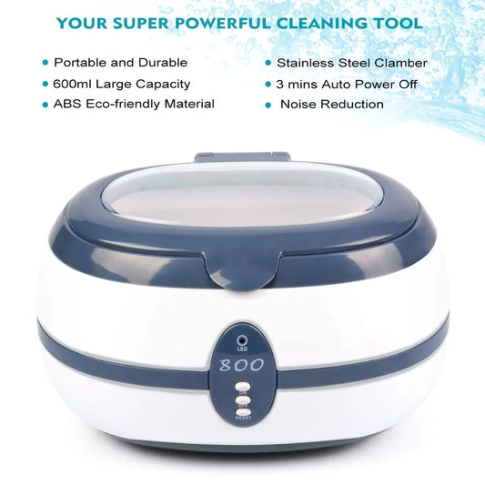 GTSONIC 600ml Ultrasonic Cleaner Bath 35W