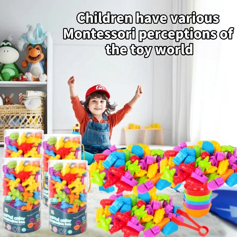 Children's Early Education Enlightenment Counting Toys Montreal Toys Teaching Aids Family Cognitive Classification Toys - MyLootWare