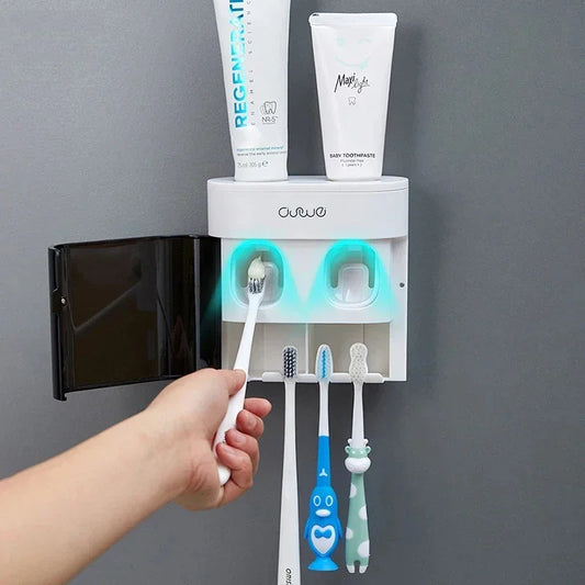 Wall-Mounted Automatic Toothpaste Dispenser