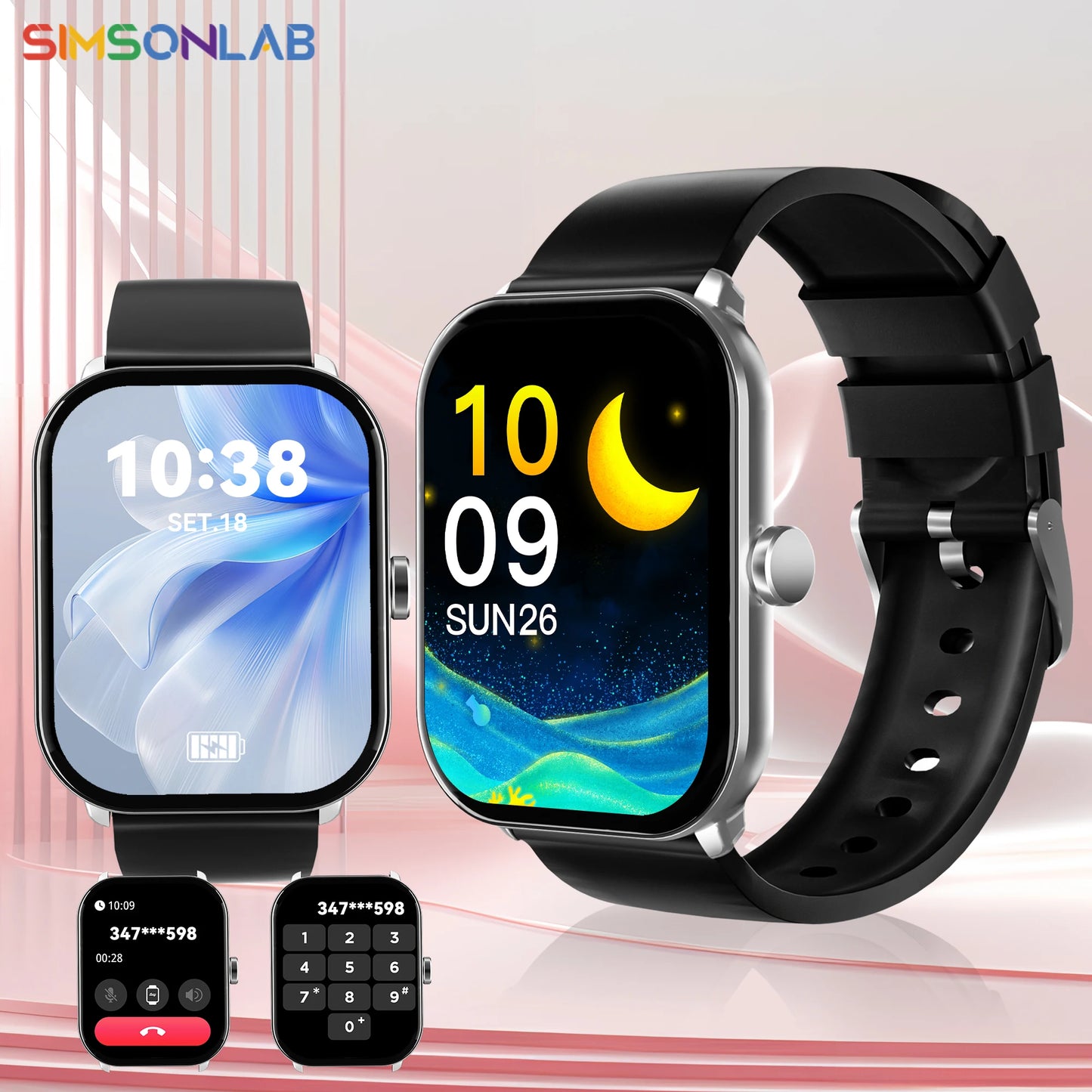 Smart Watch 2.01-inch Large Screen Waterproof