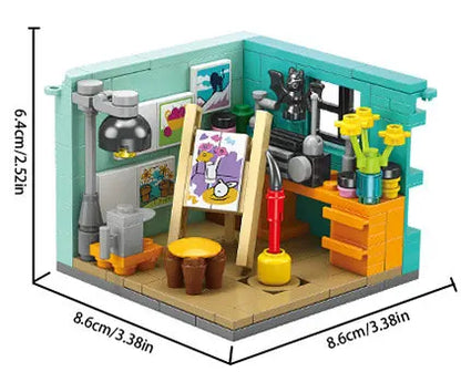 House Building Blocks Mini City Store Street View