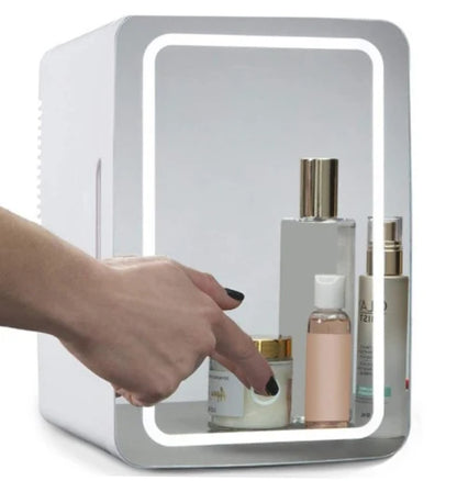 8L Mini Electric Refrigerator 12V 110V 220V Portable Camping Cooler and Warmer Makeup Refrigerat for Car and Home Dual-use - MyLootWare