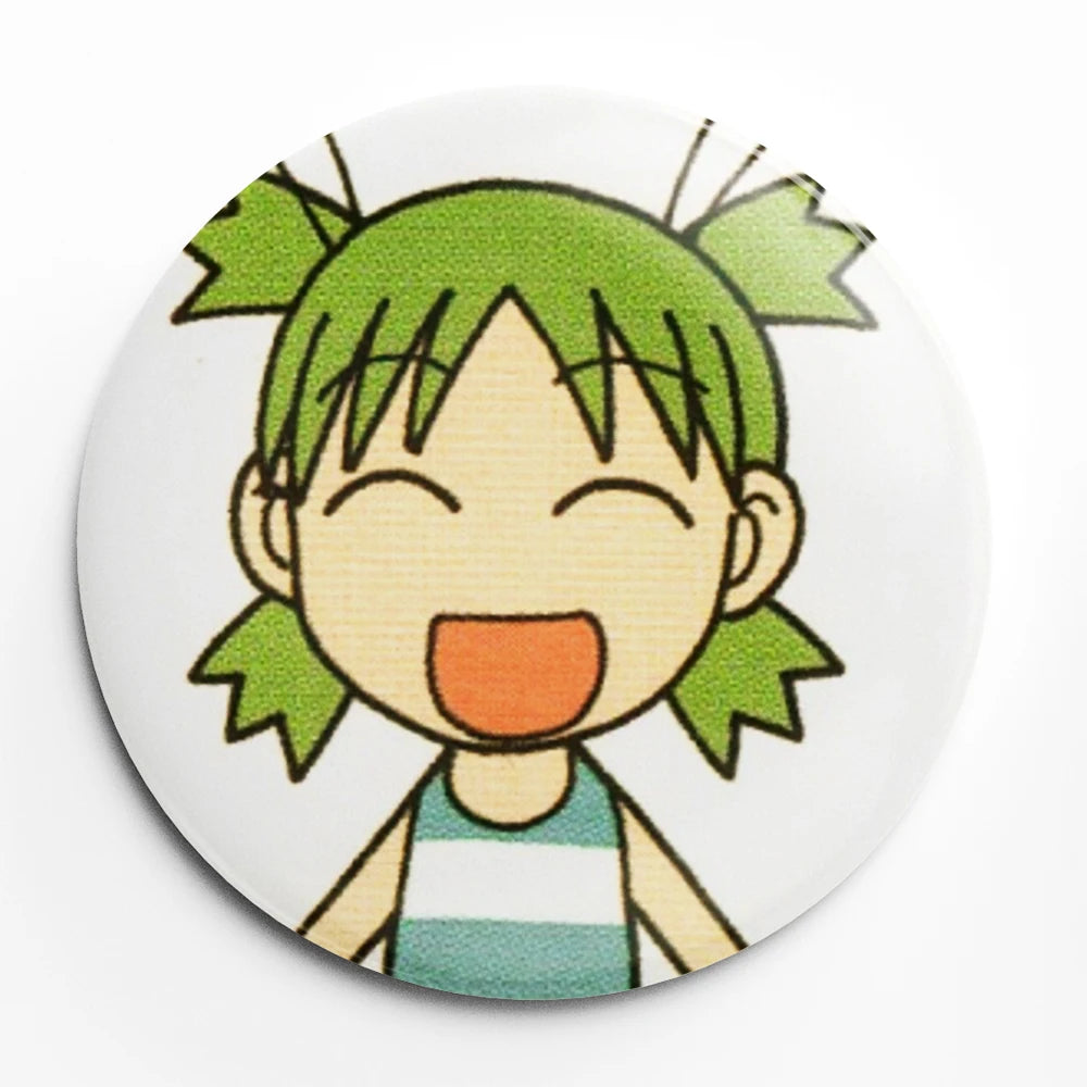 Yotsuba Anime Cartoon Soft Button Lapel Anime Pin