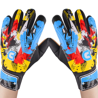 Graffiti Goalkeeper Gloves with Strong Grip