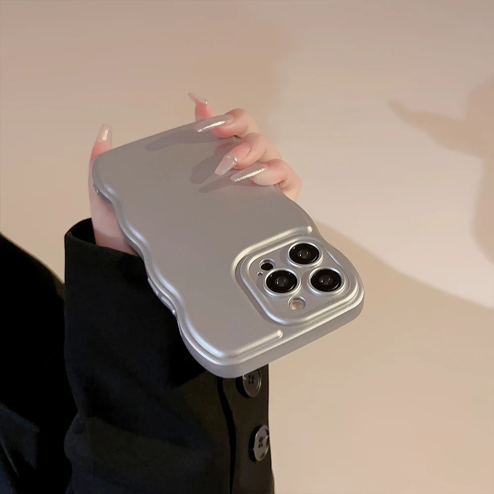 Wave Silicone Shockproof iPhone Case