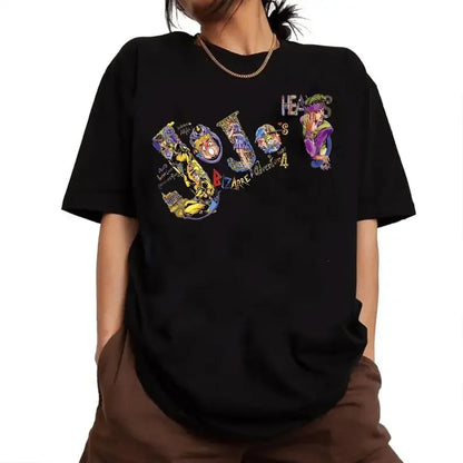 Anime JJ's Bizarre Adventure T-Shirt, Anime T-Shirt - MyLootWare