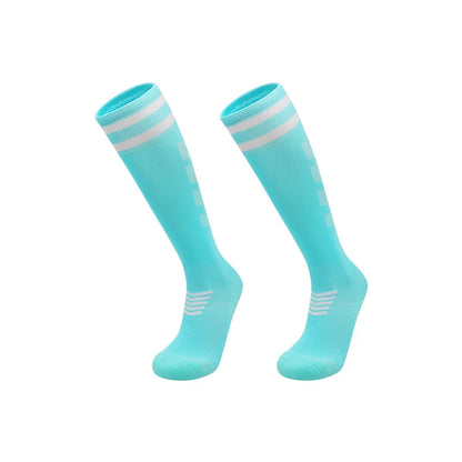 Towel Bottom Soccer Socks Breathable Knee High