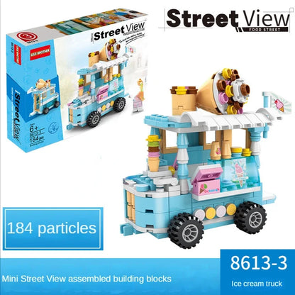 House Building Blocks Mini City Store Street View