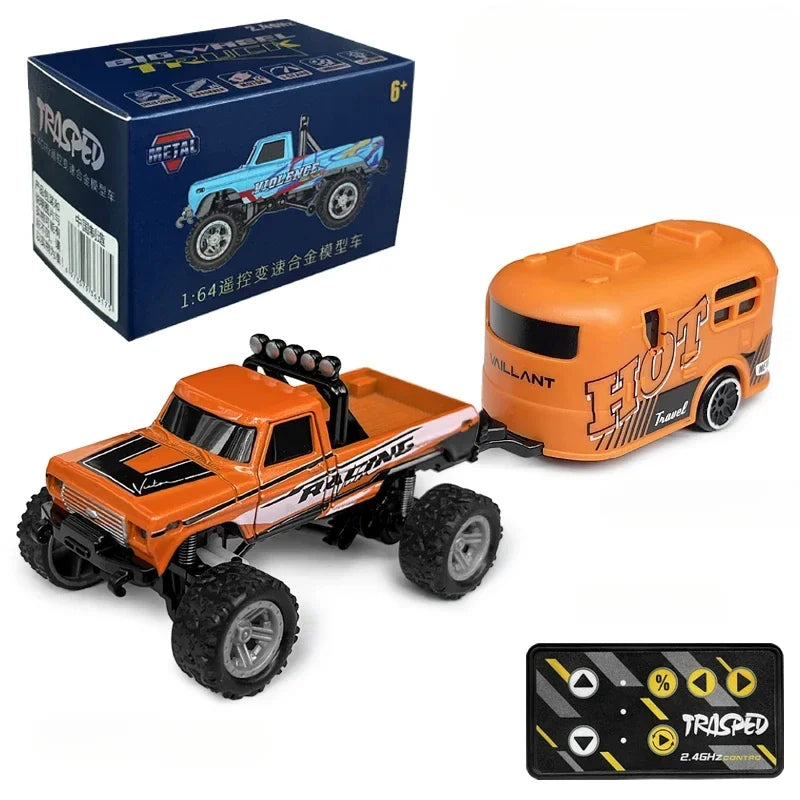 RC Off-Road Monster Truck 1/64 Remote Control Mini