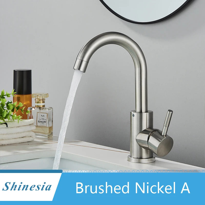 Shinesia 304 Stainless Steel Bathroom Faucet Basin
