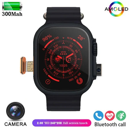 2025 New 4G SmartWatch SIM Card GPS WIFI Video Call IP68 Waterproof Smartwatch Camera Monitor Tracker Location Phone Smartwatch - MyLootWare
