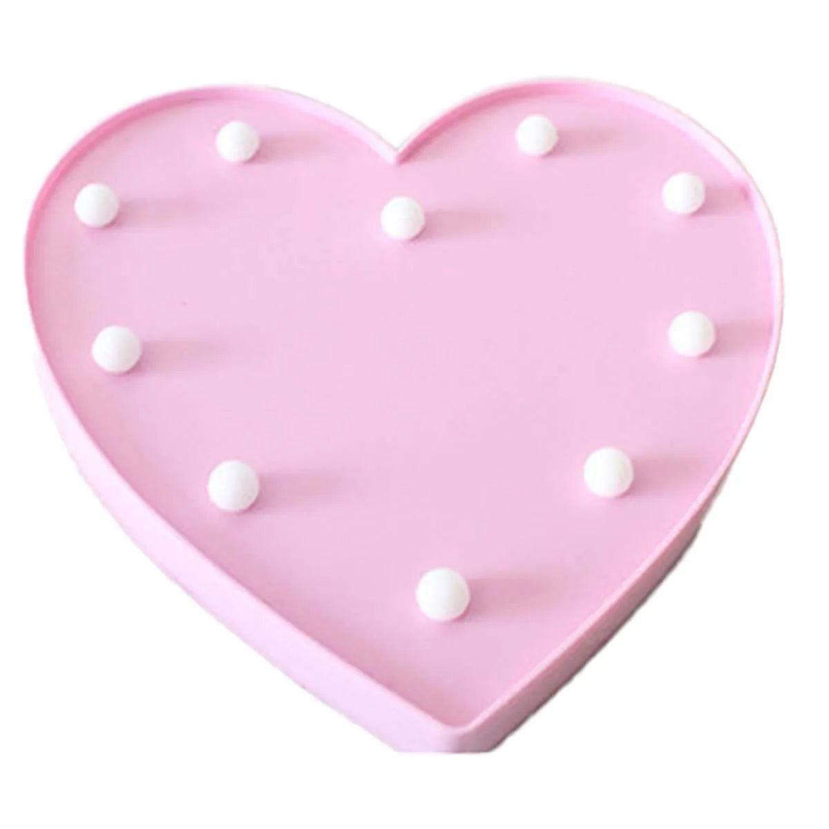 1pc LED Letter Love Heart Lights, Proposal Marriage Romantic Confession Scene Atmosphere Decoration Shaped Lights - MyLootWare